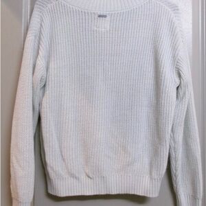 Billabong Women's White Crew Neck Sweater